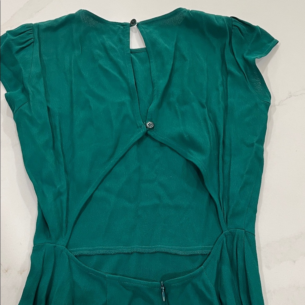 Reformation Emerald Backless Dress - Picture 6 of 8